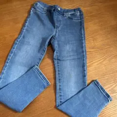 デニムブルー スキニーパンツ 100cm~