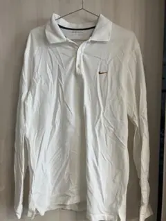 く*ン様 Nike Golf 長袖ポロシャツ XL ホワイト