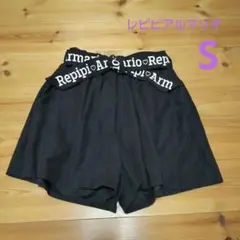 repipi armario リボン付き黒スカート キュロット