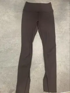 【スタイルボートマーケット】ストレッチリブレギンス　ブラウン