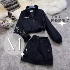 ジャケット ミニスカート　セットアップ M 　スポーツ　韓国　ゴルフウェア　新品