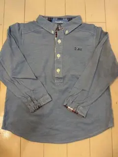 familiar 長袖シャツ 120cm 青