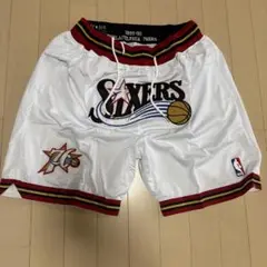 NIKE - フィラデルフィア76ersシクサーズプラクティスショーツNBA選手支給品Sサイズ NIKE - フィラデルフィア76ersシクサーズプラクティスショーツ