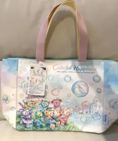 東京ディズニーリゾート ダッフィー 20周年 カラフルハピネス トートバッグ