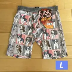 KING NOVA キングノバ　ボクサーパンツ　裏起毛　5分丈　メンズ　L