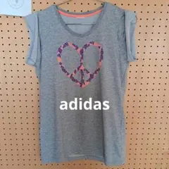 試着程度アディダスadidasジャパンレディスTシャツグレーのサムネイル