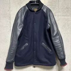 【大幅値下げ】Skookum Letterman スタジャン ネイビー/黒のサムネイル