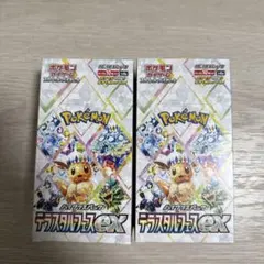 ポケモンカード　テラスタルフェスex 2box 未開封　シュリなし　ぺりぺりあり