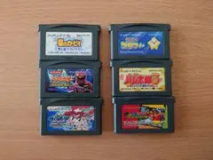 【ジャンク品】 ゲームボーイアドバンス ソフト 6点