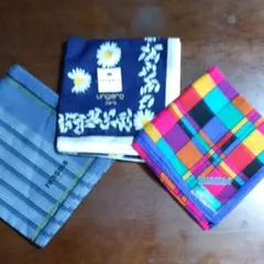 ブランドお洒落ハンカチセット(3枚)