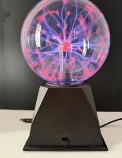 プラズマボール 静電気ライト 動作確認済み 電池式 インテリア 約10cmのサムネイル