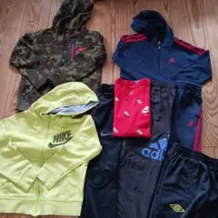 再値下（130㎝から140㎝）Nike, Adidas, Umbro ジャージ他