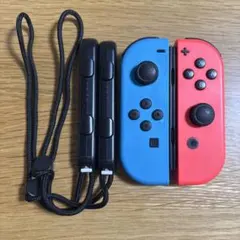 Switch ジョイコン赤青ストラップ付き