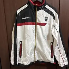 ディアドラ　ウィンドブレーカー　ジャージ　白　DIADORA テニス