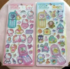 ★正規品★ サンリオ 平成はっぴーフォン ステッカー シール 2点セット