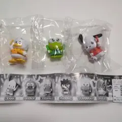はぴだんぶい ガチャ キラキラもーっとおうえんフィギュア 3点セット