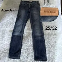 アクネジーンズ AcneJeans スキニーブラックデニムパンツ レディース Sのサムネイル