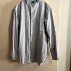 UNIQLO ユニクロ フランネル スタンドカラーシャツ 長袖　Sサイズ