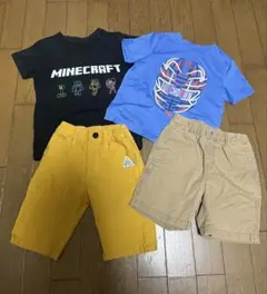 まとめ売り　男の子　110 半袖　半ズボン　セット　Tシャツ　ハーフパンツ
