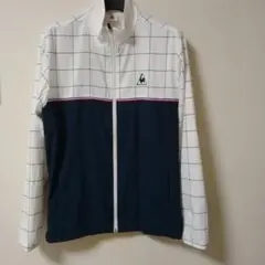 le coq sportif　メンズ チェック柄 フルジップジャケットM
