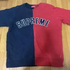 SUPREME ネイビー・レッド トレーナー