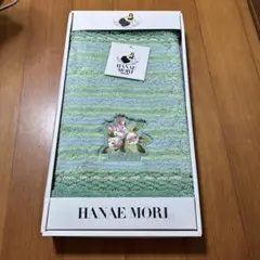 HANAE MORI バスマット グリーン 花柄刺繍のサムネイル