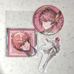 赤城ウェン にじさんじ6周年 ステッカー 缶バッジ セット