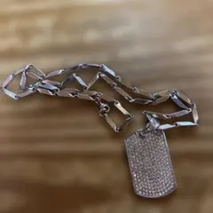 ドッグタグ silver925 pimpcode bboy ネックレス - メルカリ