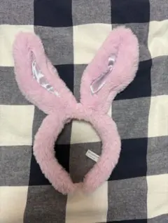 ディズニー ウサギ耳 カチューシャ ピンク