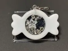 ホワイトキャンディ型チャーム