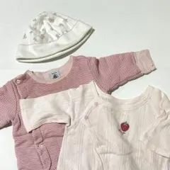 プチバトー　ロンパース　カバーオール　肌着　70 ラルフローレン帽子