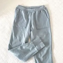 【最終価格】 GU 綿100% スウェットパンツ ライトブルー 部屋着 パジャマのサムネイル