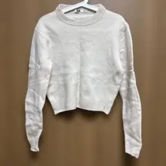 UNIQLO U アイボリー クルーネックセーター XXL
