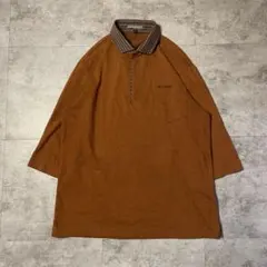 Mr. JUNKO ブラウン ポロシャツ　ジップアップのサムネイル