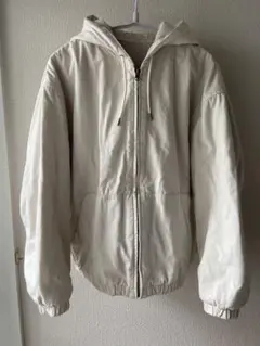 UNIQLO U フード付きジャケット M ホワイト