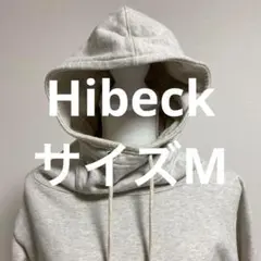 Hibeckフード付きグレー スウェットシャツMトップス トレーナー