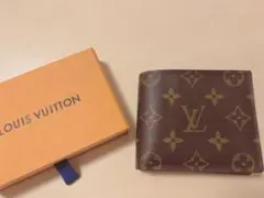 【美品】ルイヴィトン モノグラム 二つ折り 財布 ポルトフォイユ マルコ