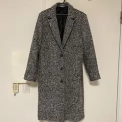 最終価格　RESEXXY チェスターコート　モノトーン　グレー