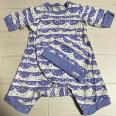 ロンパースと帽子のセット