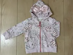 女の子　HusHushマリーちゃんパーカー　90