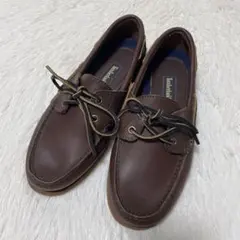 極美品✨ティンバーランド　デッキシューズ　US7 25cm ブラウン　モカシン