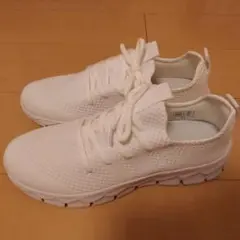 メッシュスニーカー 白 メンズ 26cm