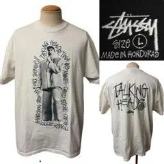 STUSSY × TALKING HEADS Tシャツ L 白 xpv - メルカリ