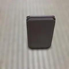 ブラウン 手帳型カードケース 合成皮革