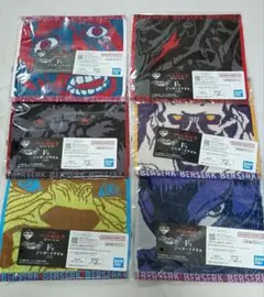 未使用 一番くじ ベルセルク 運命に抗う、黒い剣士 F賞 ジャガードタオル