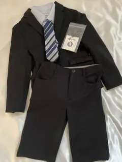 【七五三・入学式】コムサエンジェル　120cm男の子スーツ4点セット