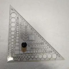 バンコ２点セット 三角定規45°テンプレートプラス＆テンプレート 202-80