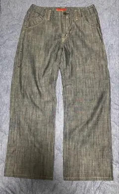 【とっぽさ満載•美品】EDWIN ジーンズ 太めW32 E2015