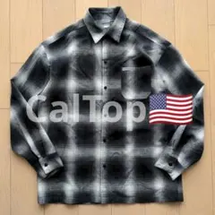 USA CalTop キャルトップ オンブレチェック シャツ XL相当