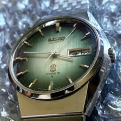 SEIKO TYPE-Ⅱ 1976年 グリーンモルフォ - メルカリ